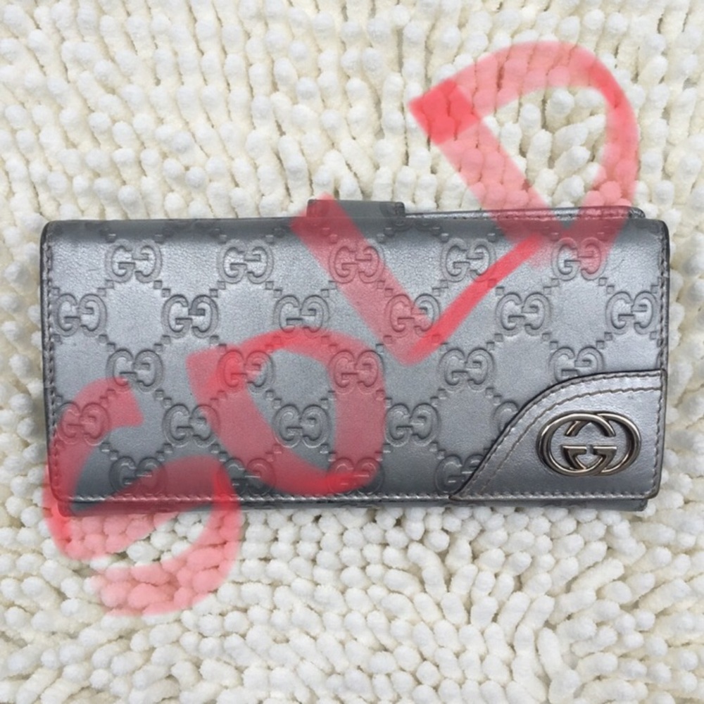 Authentic Gucci Guccissima Wallet - Picture 1 of 8
